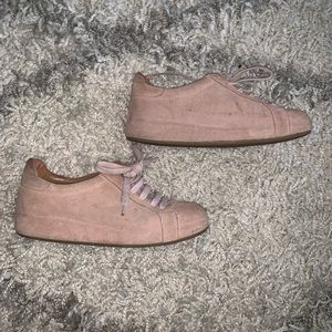 Steve Madden Titan Pink Suede Sneakers
